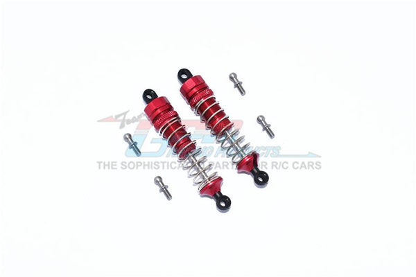 Traxxas LaTrax Teton Aluminum Front Or Rear Spring Dampers 59mm - 1 Pair Set Red