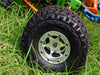1.9'' Rubber Tires With Foam Inserts (Outer Diameter 114mm, Tire Width 44mm) - 1Pr Original Color - JTeamhobbies