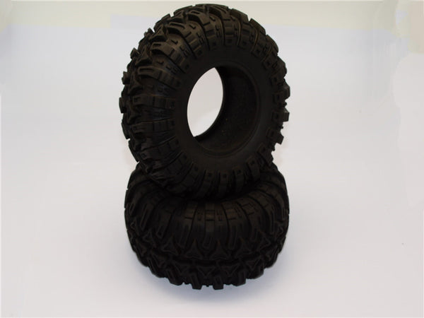 2.2'' Rubber Tires With Foam Inserts (Outer Diameter 130mm, Tire Width 60mm) - 1Pr Original Color - JTeamhobbies