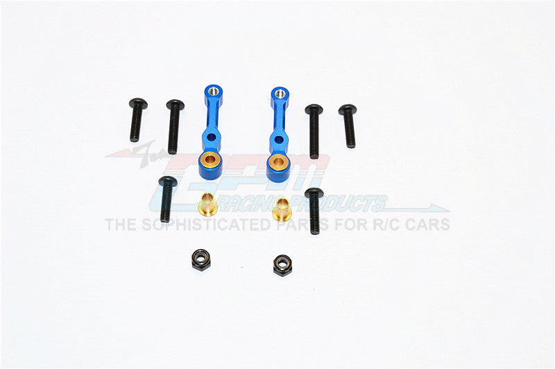 Tamiya TL01 Aluminum Front Camber Set - 1Pr Blue