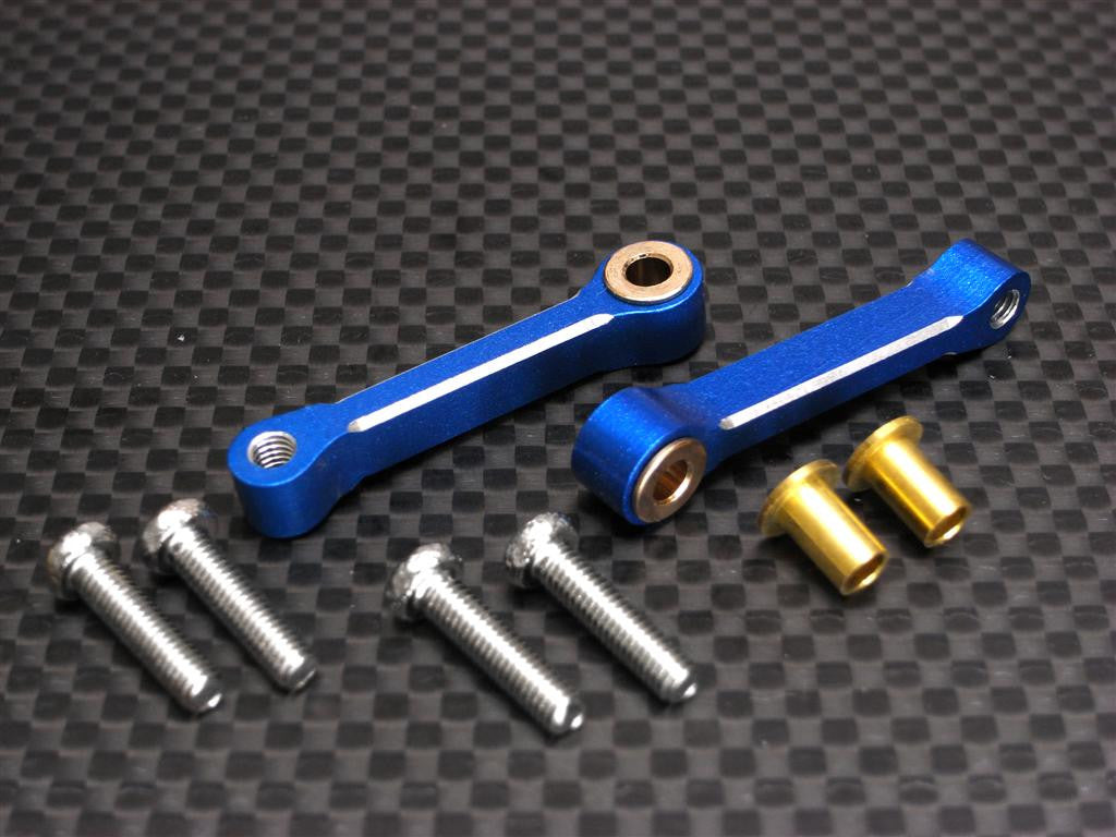 Tamiya TL01 Aluminum Rear Camber Set - 1Pr Blue