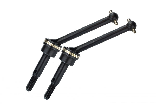 Tamiya TL01 / TB01 Hard Steel Front Universal Swing Shaft Set (38mm) - 1Pr Black