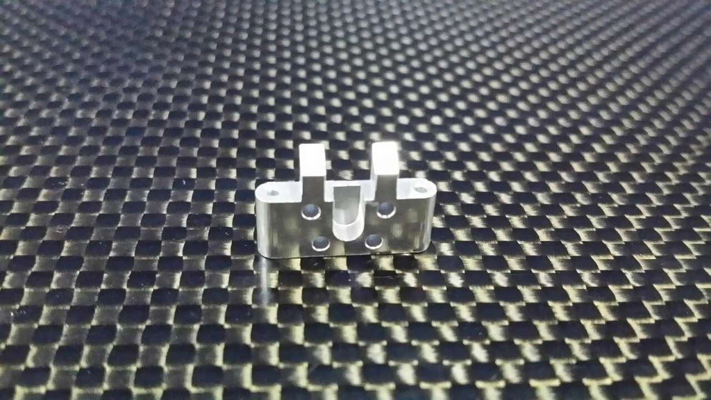 Team Losi Micro T Aluminum Front Arm Bulk - 1Pc Silver