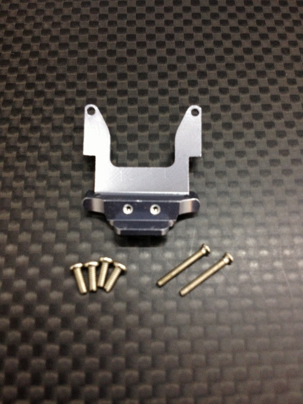 Team Losi Micro T Aluminum Upper Cap With Screws - 1Pc Set Gray Silver