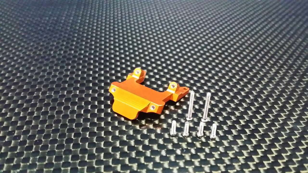 Team Losi Micro T Aluminum Upper Cap With Screws - 1Pc Set Orange