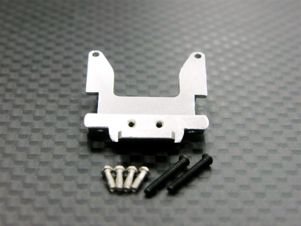 Team Losi Micro T Aluminum Upper Cap With Screws - 1Pc Set Silver