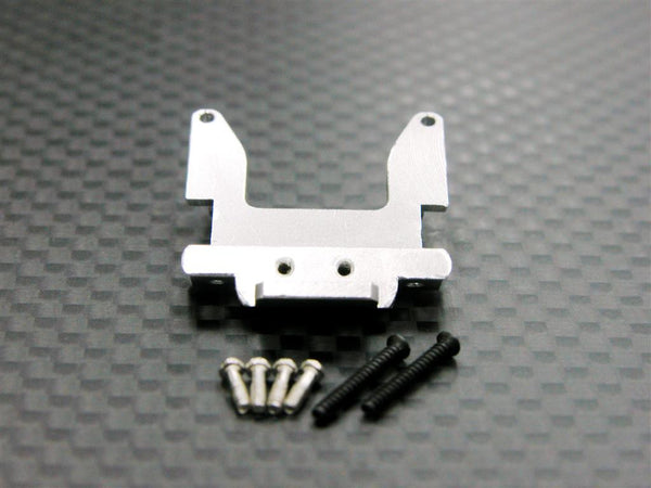 Team Losi Micro T Aluminum Upper Cap With Screws - 1Pc Set Silver