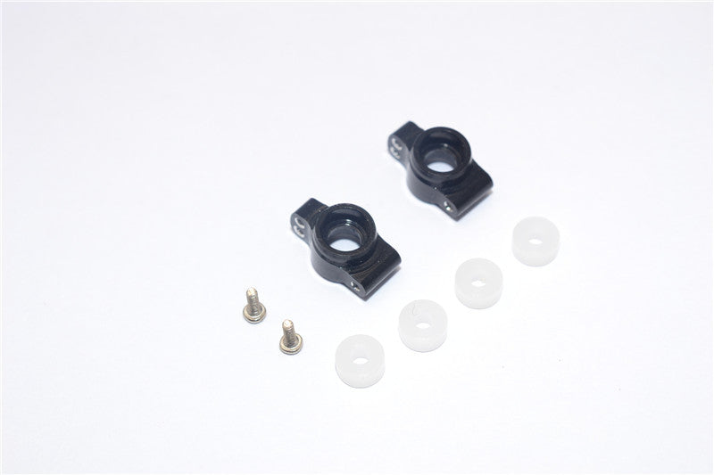 Team Losi Micro T Aluminum Rear Knuckle Arm With Screws & Delrin Collars - 1Pr Set Black