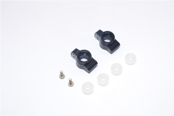 Team Losi Micro T Aluminum Rear Knuckle Arm With Screws & Delrin Collars - 1Pr Set Black