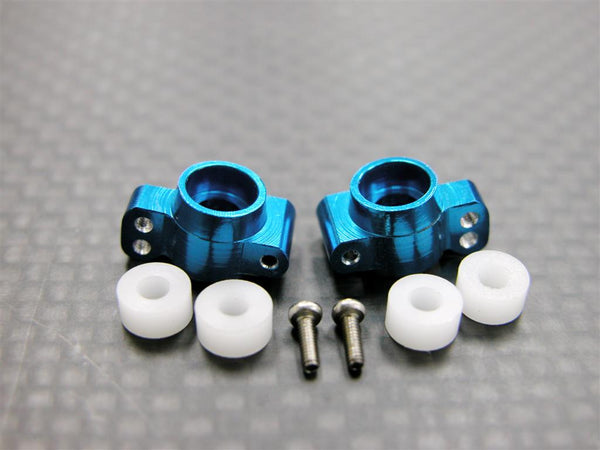 Team Losi Micro T Aluminum Rear Knuckle Arm With Screws & Delrin Collars - 1Pr Set Blue