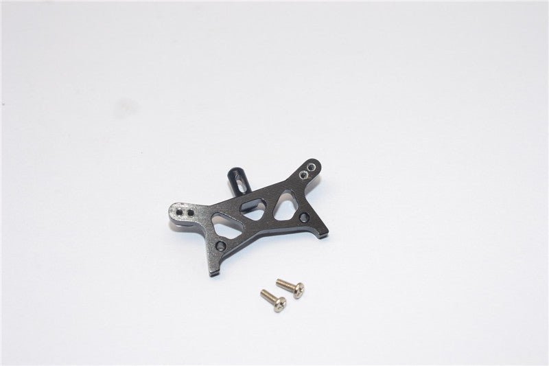 Team Losi Micro T Aluminum Front Shock Tower With Screws - 1Pc Set Black