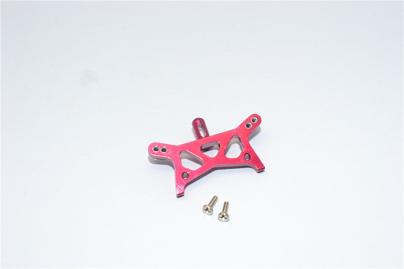 Team Losi Micro T Aluminum Front Shock Tower With Screws - 1Pc Set Red