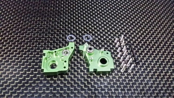 Team Losi Micro T Aluminum Rear Gear Box-1Set (Include Bearing 2X5X2.5Mm-2Pcs & 3X6X2.5Mm-2Pcs) Green