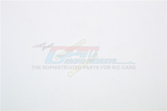 Team Losi Micro T Plastic Tie Rod Plate (-0.2mm Toe-Out) - 1Pr White