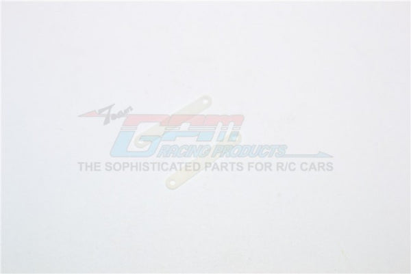 Team Losi Micro T Plastic Tie Rod Plate (-0.2mm Toe-Out) - 1Pr White