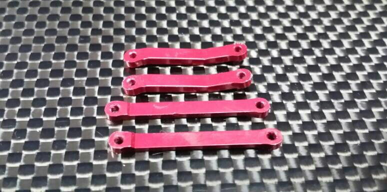 Team Losi Micro T Aluminum Front Camber Link + Rear Camber Link - 2 Pr Set Red