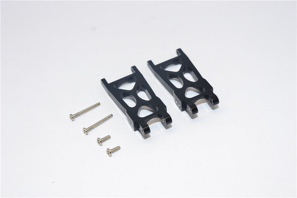 Team Losi Micro T Aluminum Rear Lower Arm With Screws - 1Pr Set Black