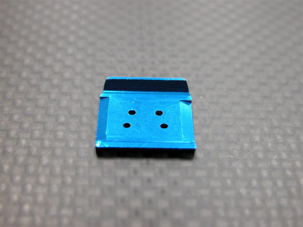 Team Losi Micro T Aluminum Front Skid Plate - 1Pc Blue