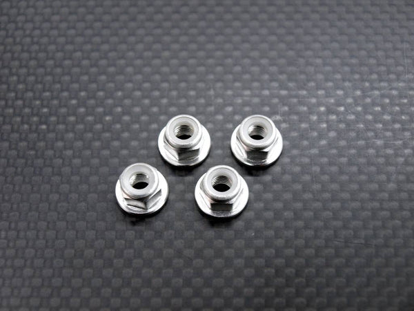 Traxxas T-Maxx Aluminum Wheel Locker - 4Pcs Silver