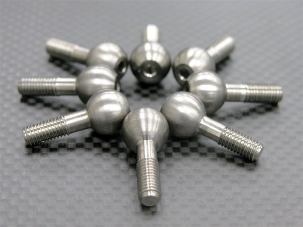 Traxxas T-Maxx Titanium Pillow Ball Set - 8 Pcs