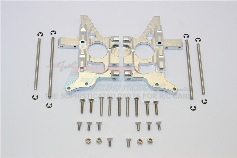 Traxxas T-Maxx & T-Maxx 3.3 Aluminum Front Bulk Head Side Plate - 1Pr Set Silver