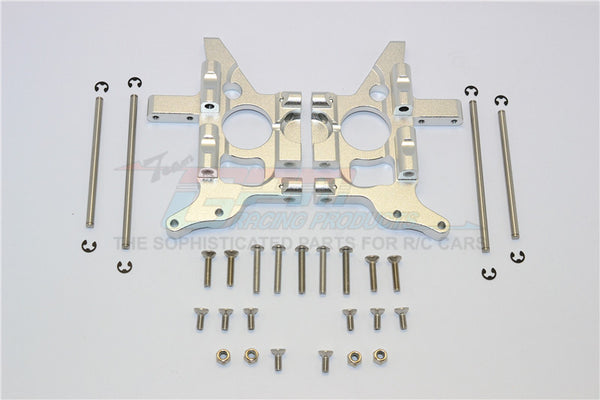 Traxxas T-Maxx & T-Maxx 3.3 Aluminum Front Bulk Head Side Plate - 1Pr Set Silver