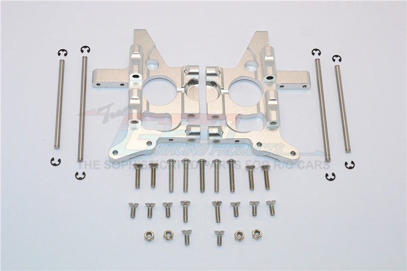Traxxas T-Maxx & T-Maxx 3.3 Aluminum Rear Bulk Head Side Plate - 1Pr Set Silver