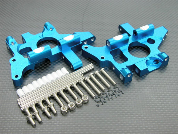 Traxxas T-Maxx & T-Maxx 3.3 Aluminum Rear Bulk Head Side Plate - 1Pr Set Blue