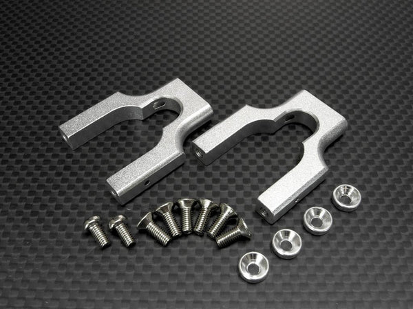 Traxxas T-Maxx & T-Maxx 3.3 Aluminum Throttle Servo Mount - 1Pr Set Silver