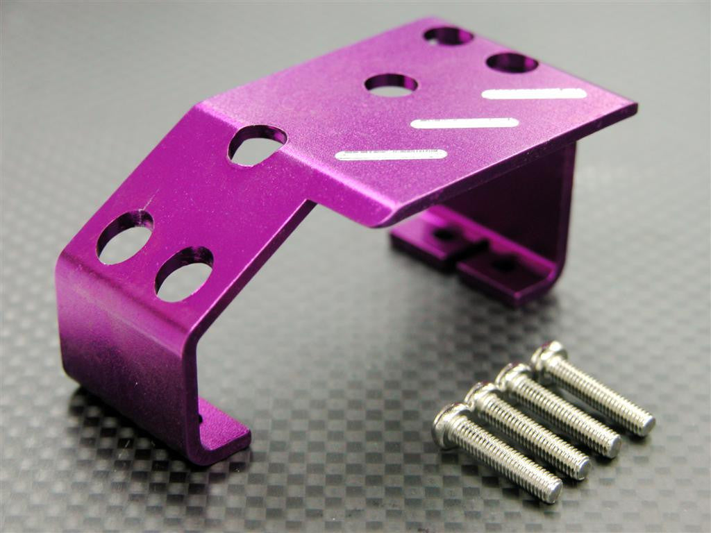 Traxxas T-Maxx & T-Maxx 3.3 Aluminum Servo Skid Plate - 1Pc Purple