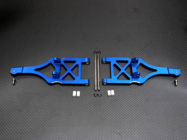 Traxxas T-Maxx Aluminum Front / Rear Lower Arm Set - 1Pr Blue