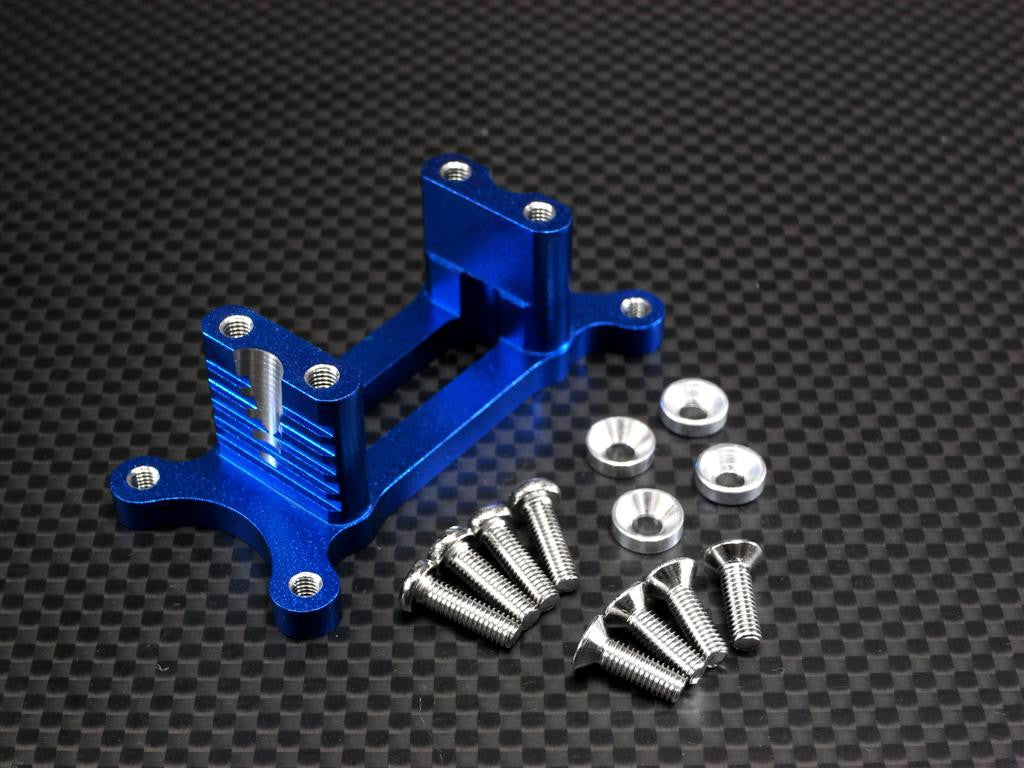 Traxxas T-Maxx Aluminum Engine Mount With Heat Sink - 1Pc Blue