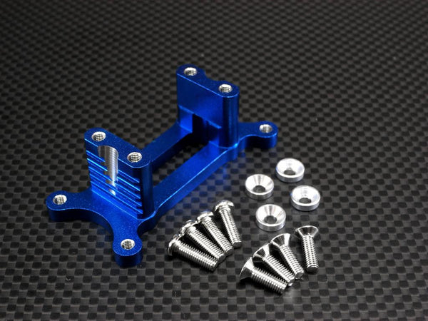 Traxxas T-Maxx Aluminum Engine Mount With Heat Sink - 1Pc Blue