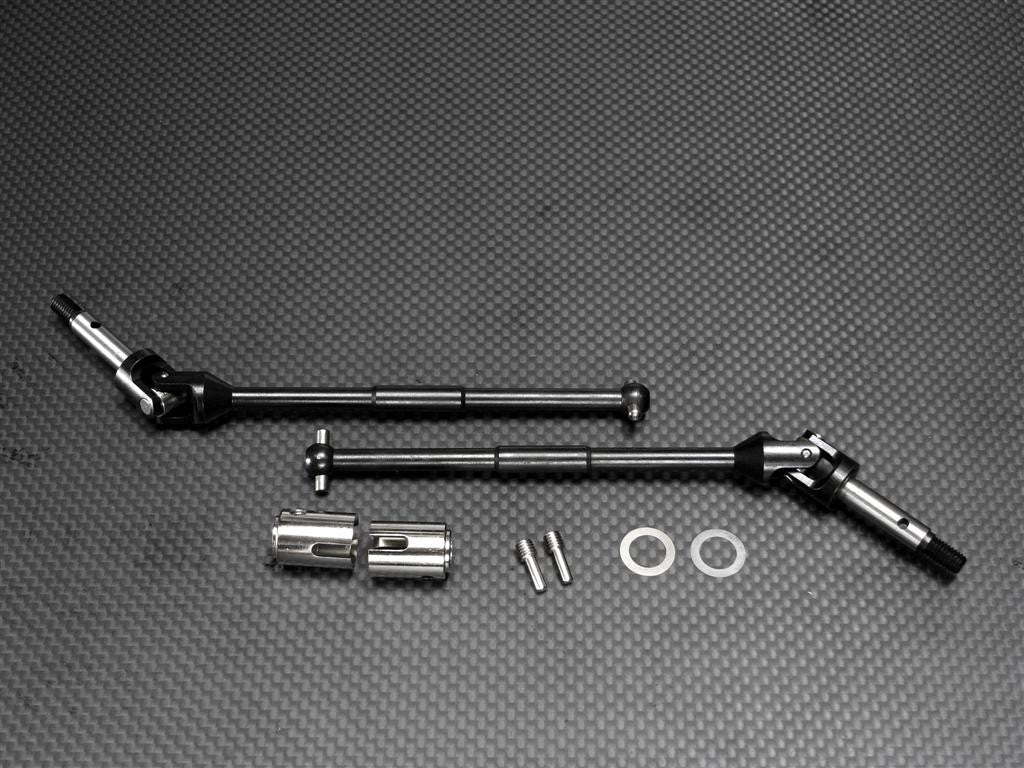 Traxxas T-Maxx Steel Front / Rear Universal Swing Shaft Set - 1Pr Black