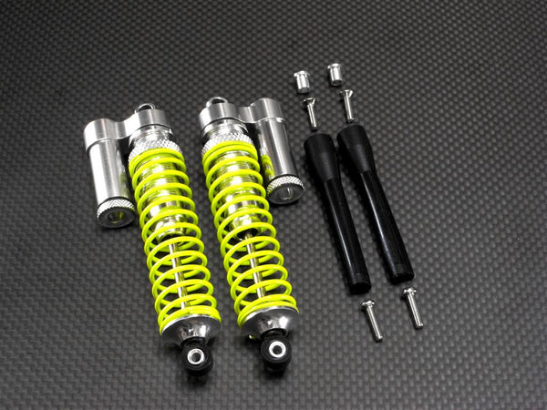 Traxxas T-Maxx Aluminum Front / Rear Damper Stay- Special Downward Design 100mm - 1Pr Silver