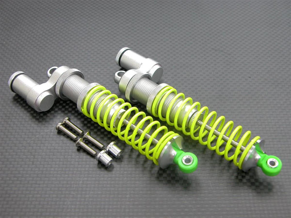 Traxxas T-Maxx Aluminum Front / Rear Damper Stay - Special Upward Design - 100mm -1Pr Silver