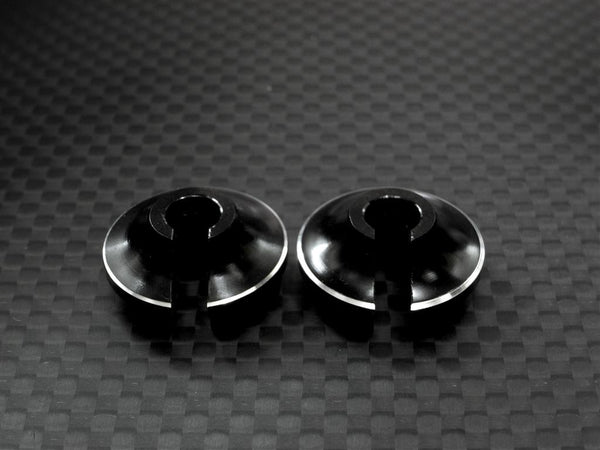 Traxxas T-Maxx Aluminum Lower Spring Retainer - 1Pr Black