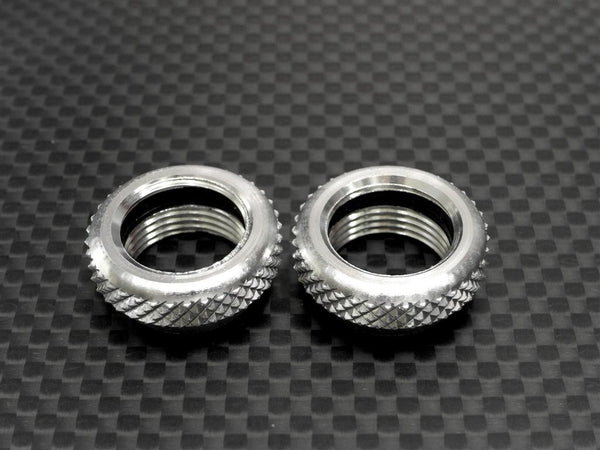 Traxxas T-Maxx Aluminum Upper Spring Perch - 1Pr Silver