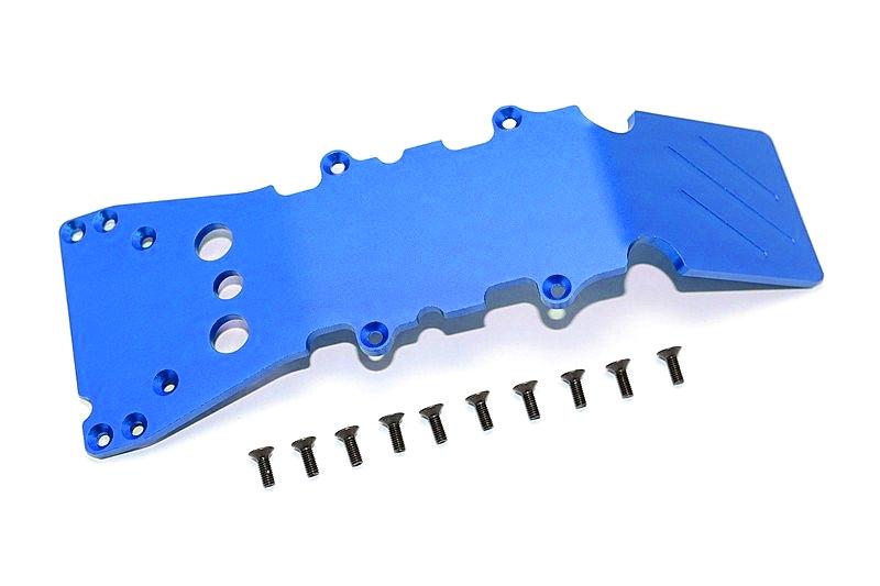 Traxxas T-Maxx & T-Maxx 3.3 Aluminum Front Skid Plate - 1Pc Blue