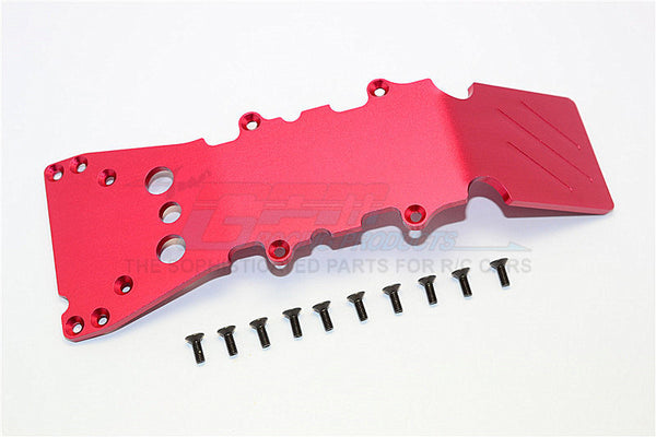 Traxxas T-Maxx & T-Maxx 3.3 Aluminum Front Skid Plate - 1Pc Red