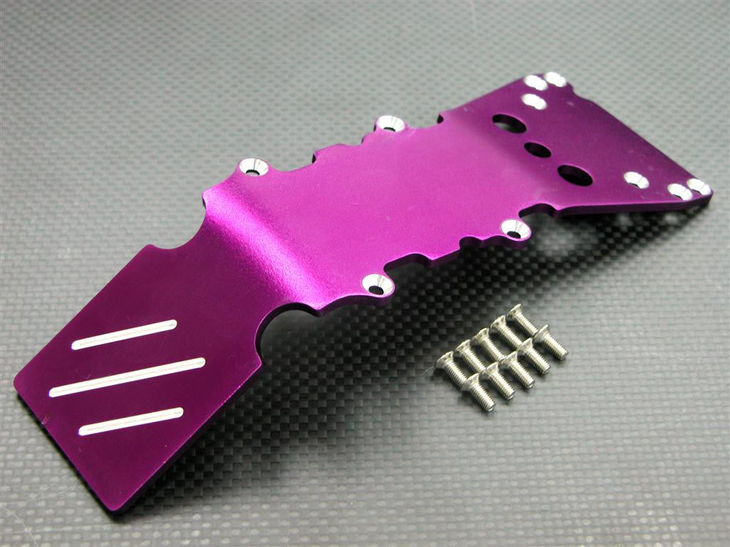 Traxxas T-Maxx & T-Maxx 3.3 Aluminum Front Skid Plate - 1Pc Purple