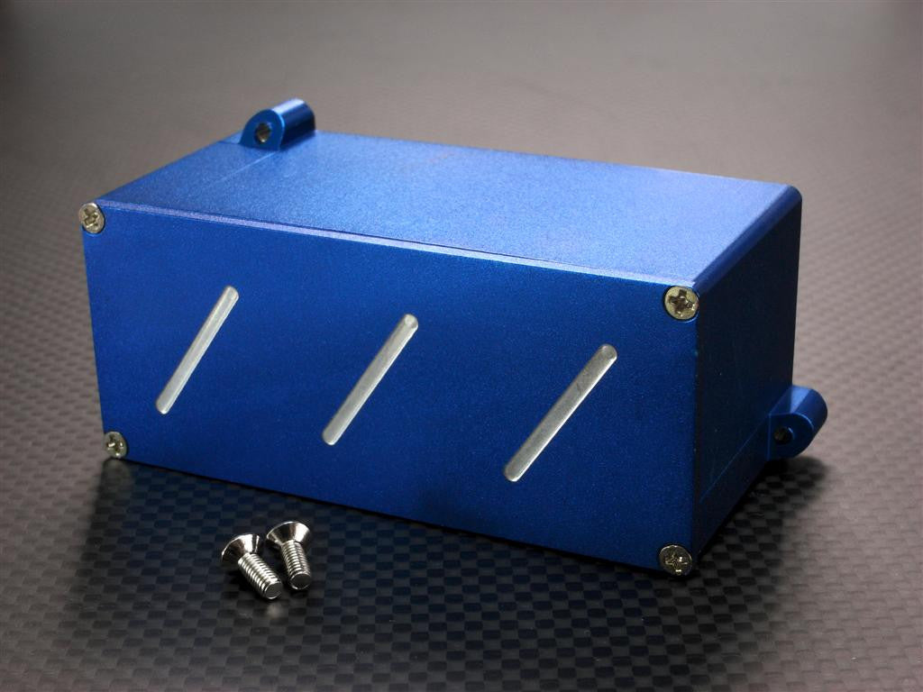 Traxxas T-Maxx & T-Maxx 3.3 Aluminum Battery Cover Box - 1 Set Blue