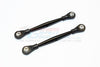 Aluminum 3mm Clockwise And Anticlockwise Turnbuckles With 5.8X2.5X6mm Balls (Length 64mm To 67mm) - 1Pr Black