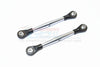 Aluminum 3mm Clockwise And Anticlockwise Turnbuckles With 5.8X2.5X6mm Balls (Length 64mm To 67mm) - 1Pr Gray Silver