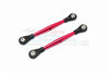 Aluminum 3mm Clockwise And Anticlockwise Turnbuckles With 5.8X2.5X6mm Balls (Length 64mm To 67mm) - 1Pr Red