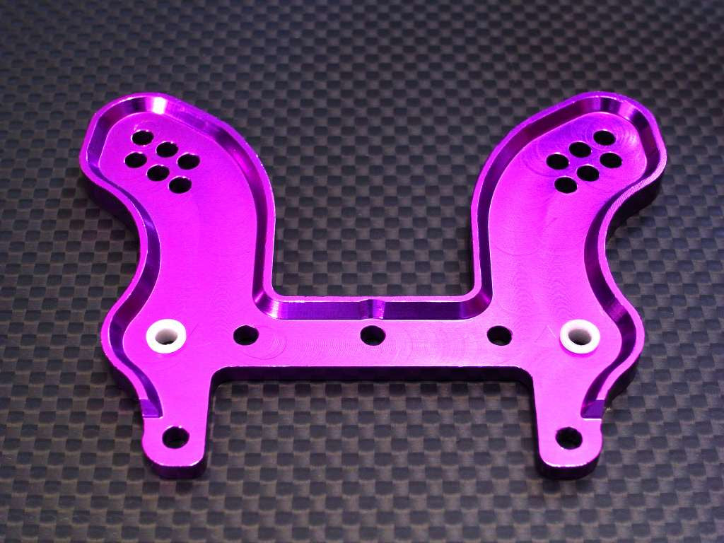 HPI Trophy 3.5 Aluminum Front Damper Plate - 1Pc Purple