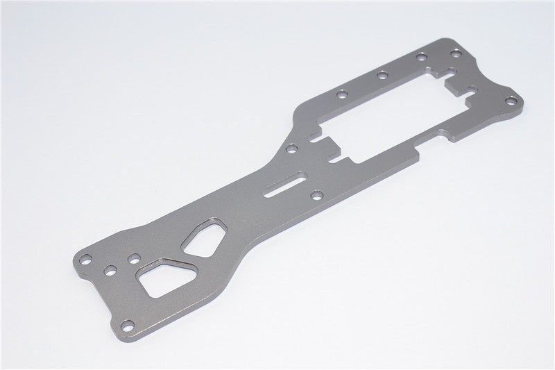 HPI Trophy 4.6 Aluminum Upper Chassis - 1Pc Gray Silver