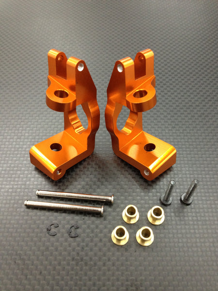 HPI Trophy 4.6 Aluminum Front Hub Carriers - 1Pr Orange