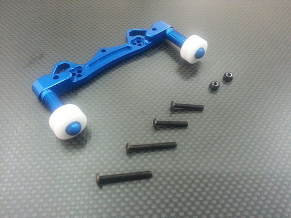 HPI Trophy 4.6 Aluminum Front/Rear Shock Tower With Body Post Mount - 1 Set Blue