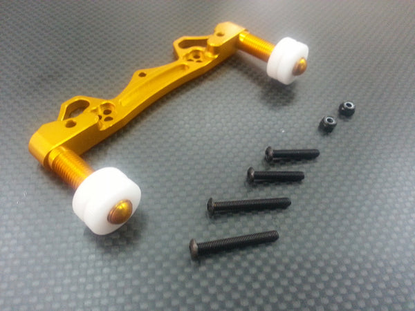 HPI Trophy 4.6 Aluminum Front/Rear Shock Tower With Body Post Mount - 1 Set Gold